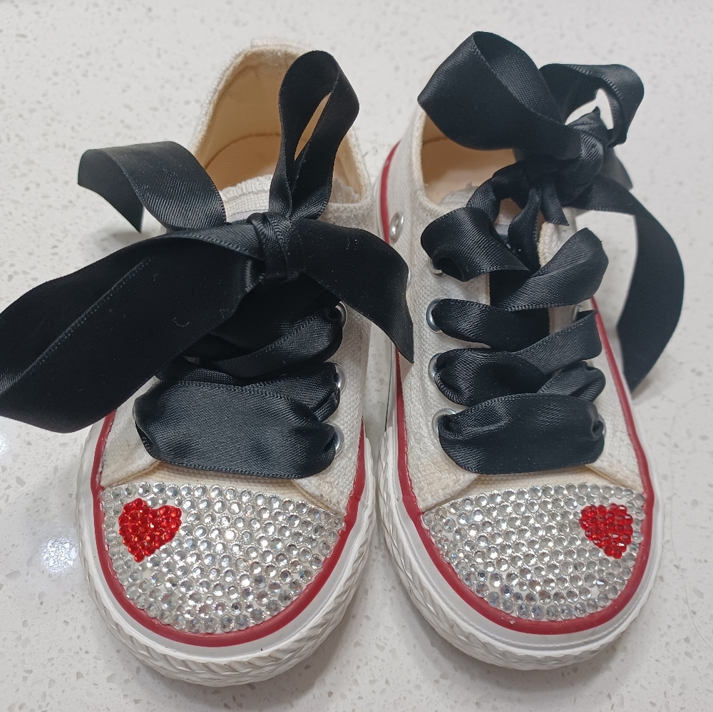 Blinged Girl Tennis Shoes